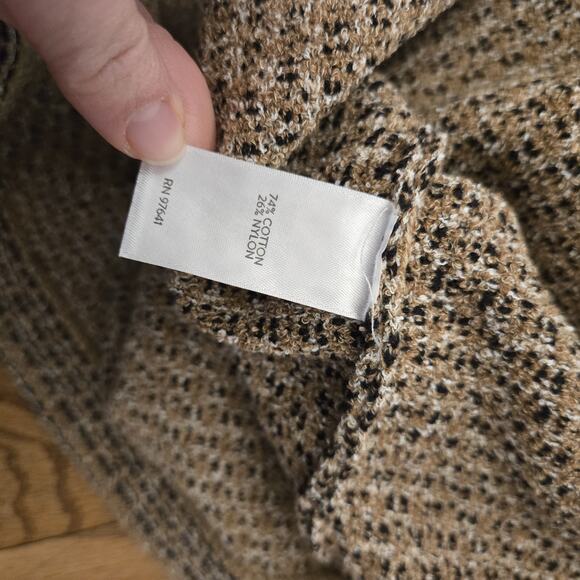 J Jill Tweed Dress Women's Sz Medium Butterscotch Sleevless Business Office... - Picture 7 of 10